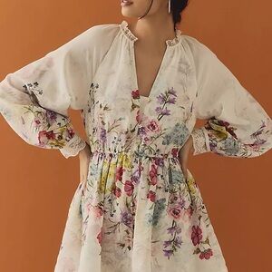 LetMeBe V-Neck A-Line Mini Dress